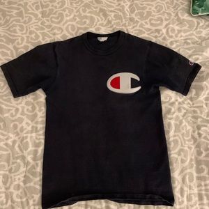 Unisex Champion Dark Blue Short Sleeve Tee!!